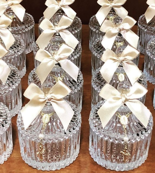 mini-Glass jewellery /candy box